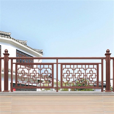 Balustrade de jardin en aluminium